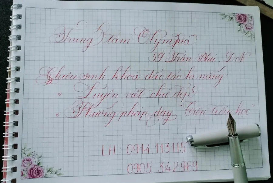 Trung Tâm Luyện Viết Chữ Đẹp Olympia