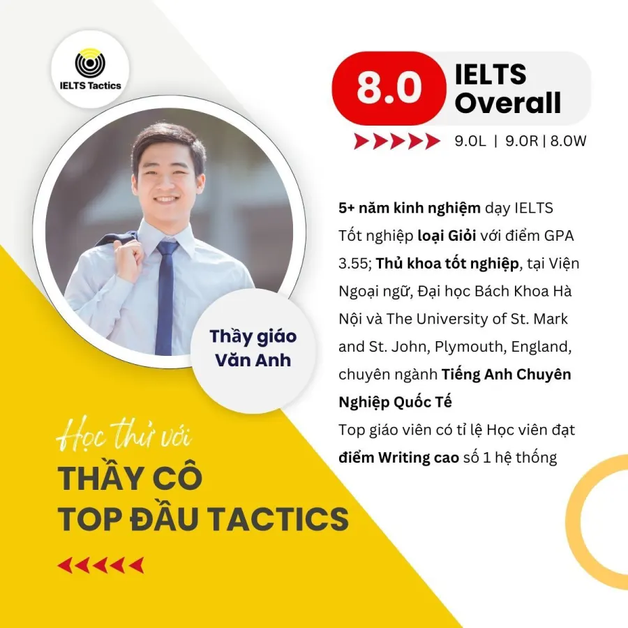 Trung tâm luyện thi IELTS Tactics - Vinhomes Ocean Park Gia Lâm