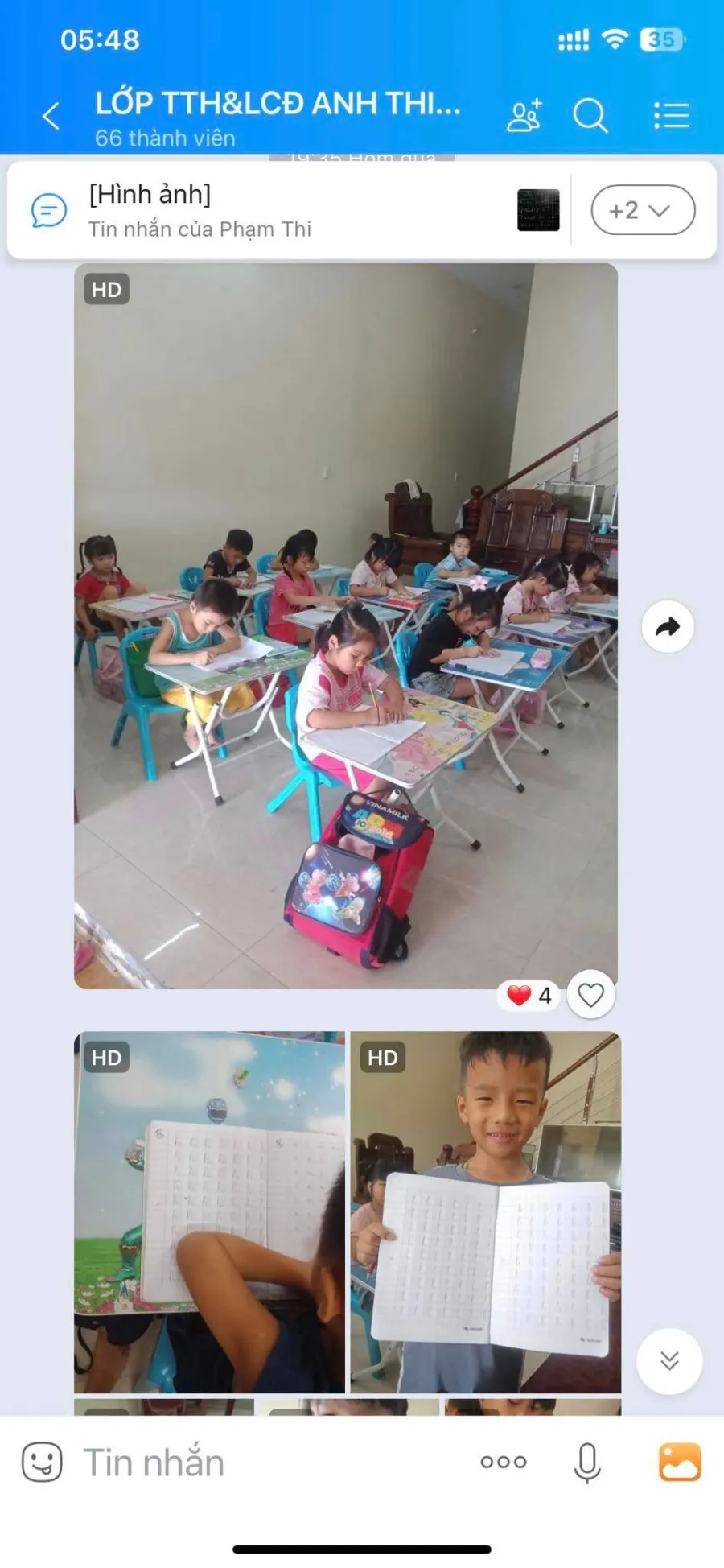 Lớp Luyện Chữ Đẹp Cô Thi