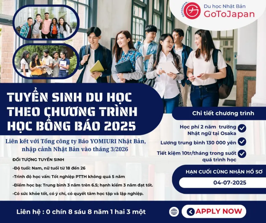 Trung tâm Gotojapan - Du học Nhật và Nhật ngữ