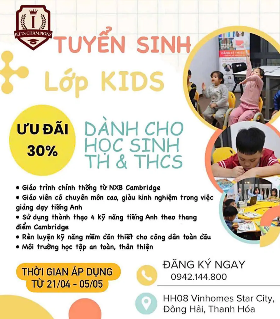 Trung tâm IELTS Champions CS3