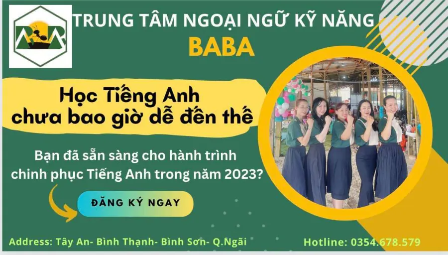 Trung tâm Ngoại ngữ Kỹ năng BABA