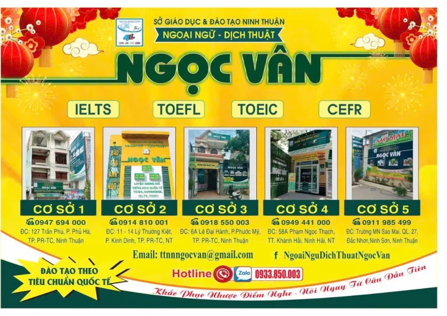 Trung tâm Ngoại ngữ-Dịch thuật Ngọc Vân - Cơ sở 2