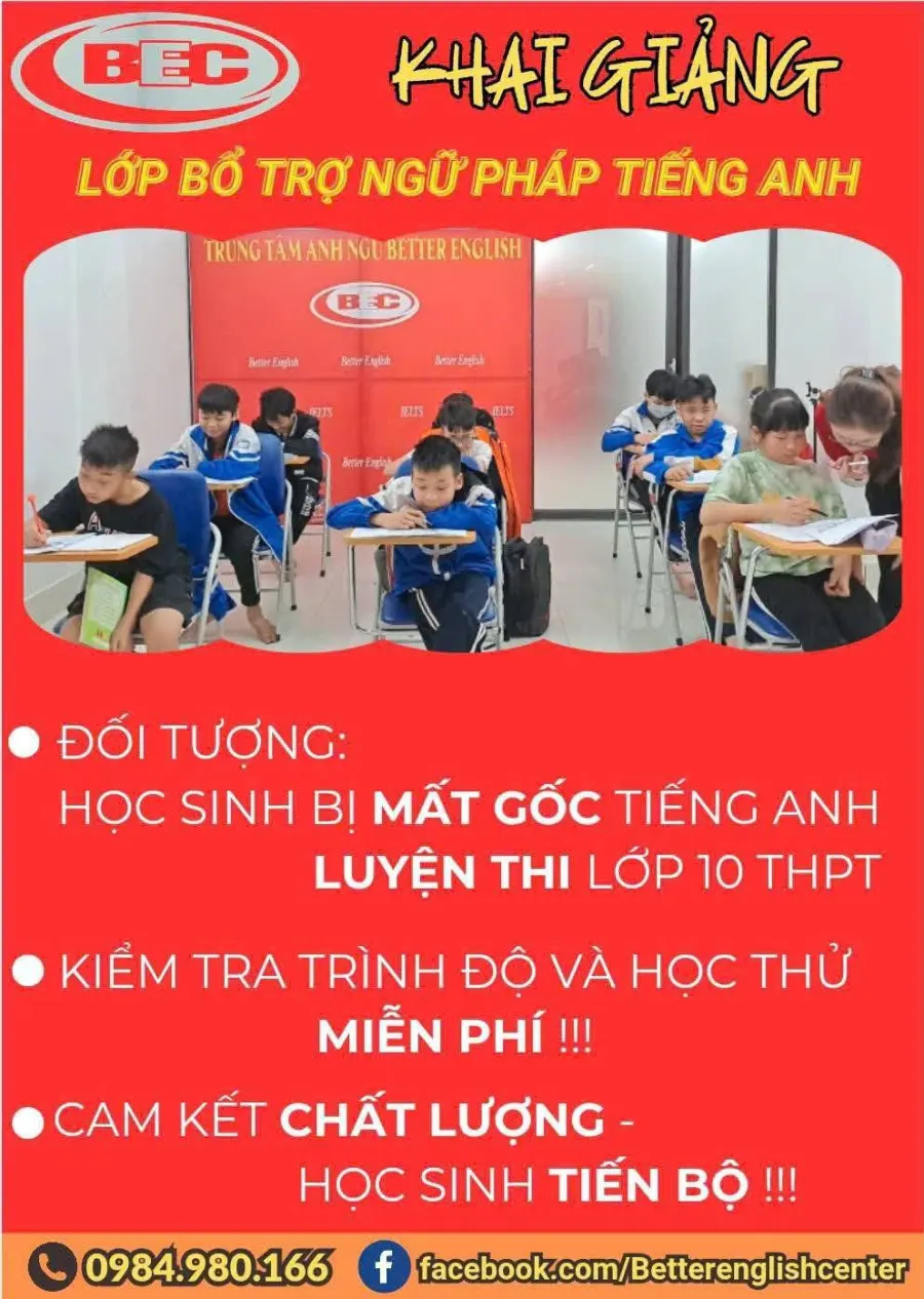 Trung tâm Better English Center - Cơ sở 3