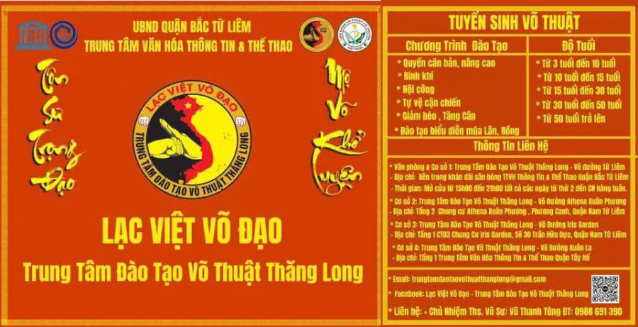 Trung tâm Đào Tạo Võ Thuật Thăng Long