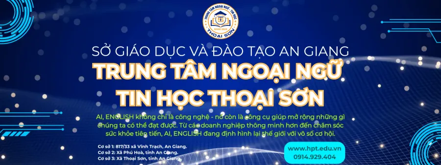 Trung tâm Ngoại ngữ - Tin học Thoại Sơn
