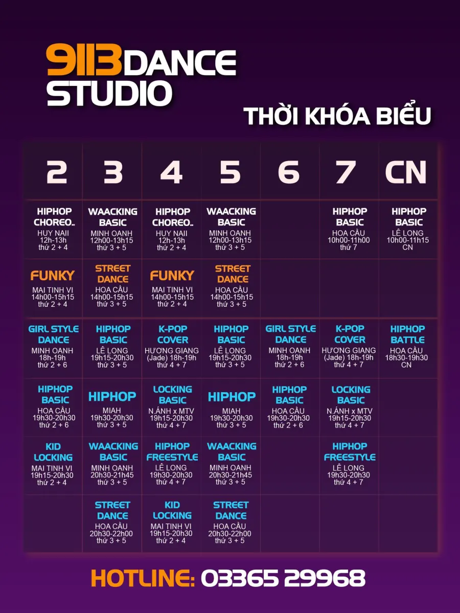 Trung tâm 9113 Dance Studio