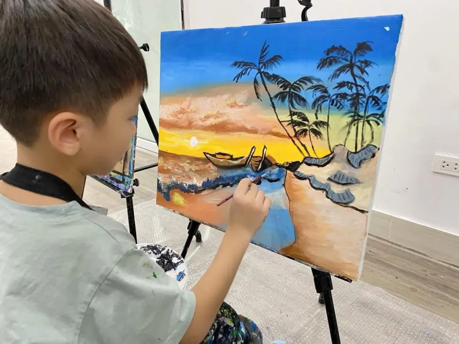 Lớp Mỹ Thuật Min Art - Dạy vẽ trẻ em - Cơ sở 2