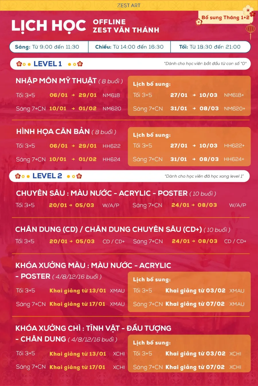 Trung tâm dạy vẽ Zest Art