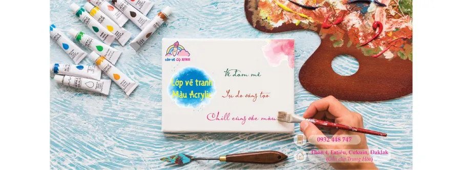 Lớp Vẽ Cọ Xinh - Buôn Ma Thuật