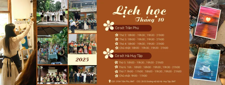 Lớp Vẽ Người Yêu Nghệ Thuật - Cơ sở 2
