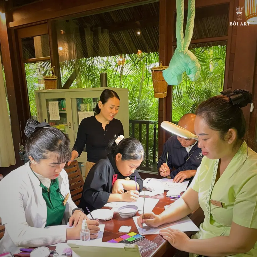 Lớp Vẽ Bối Art - Workshop Nha Trang