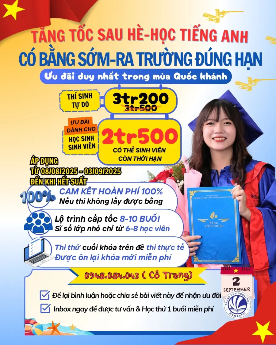 Trung tâm Ngoại Ngữ - Tin Học Nam Long