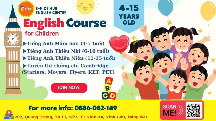 Trung tâm E-Kids Hub English