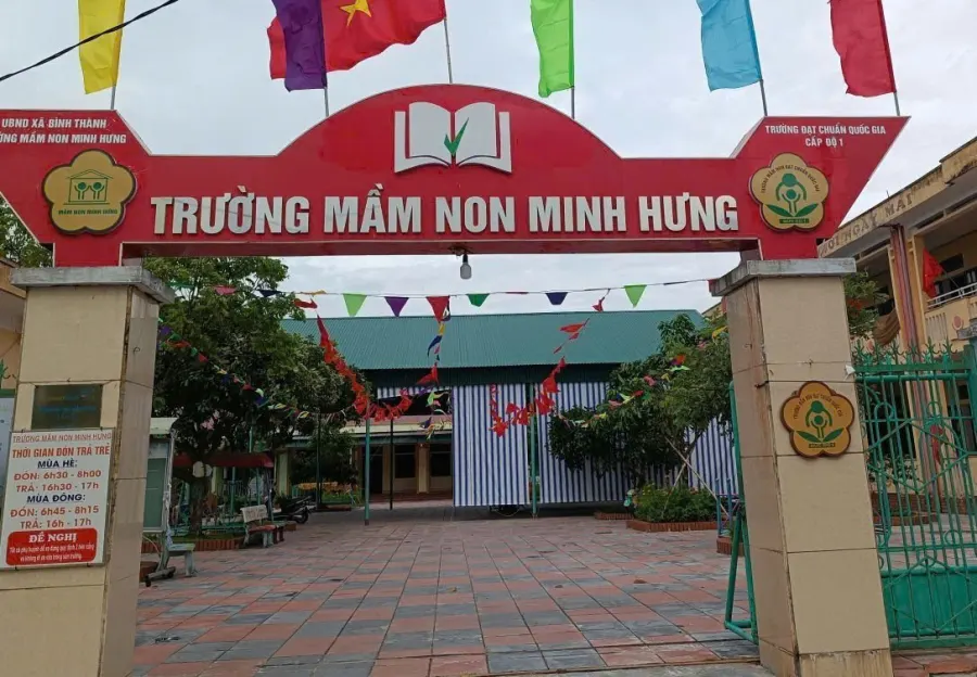 TRƯỜNG MẦM NON MINH HƯNG - XÃ BÌNH THANH - TỈNH HƯNG YÊN