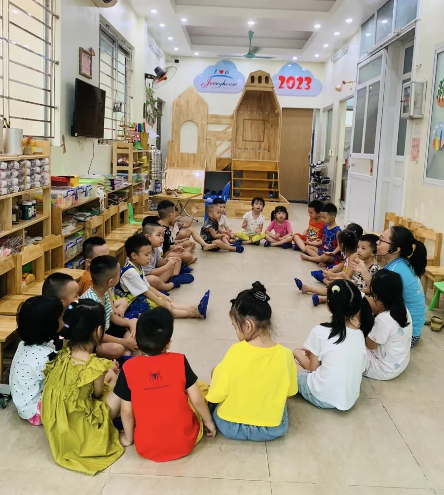 Trường Mầm Non 1-6 Jerryhouse - Đường Trần Hưng Đạo, Nam Định