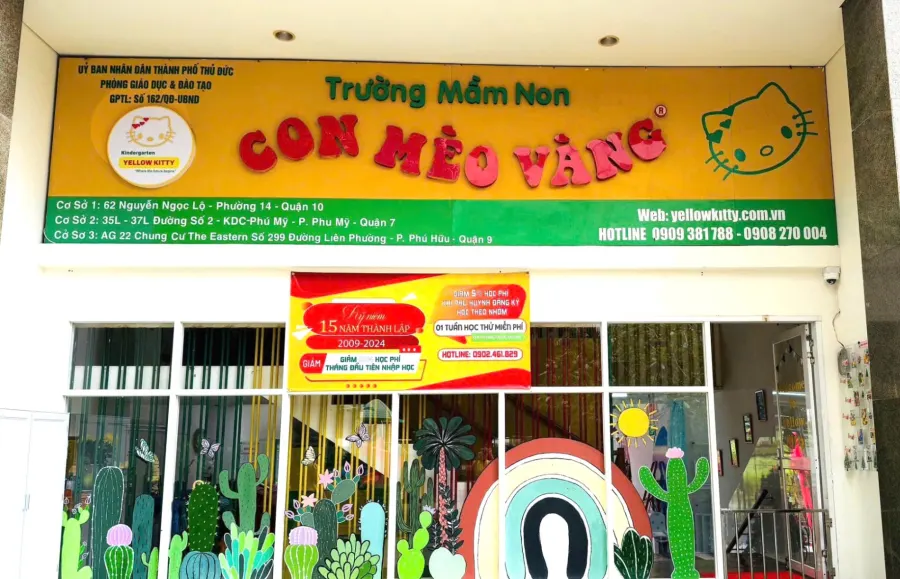 Trường Mầm Non Con Mèo Vàng (Yellow Kitty)