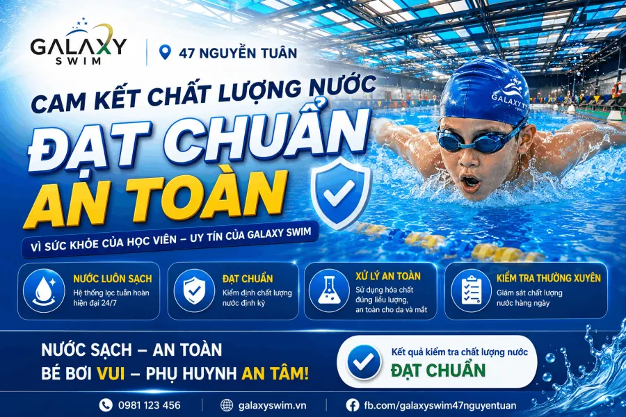 Trung tâm dạy bơi - Bể bơi Galaxy