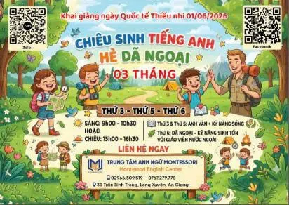 Trung Tâm Tiếng Anh Montessori Long Xuyên An Giang