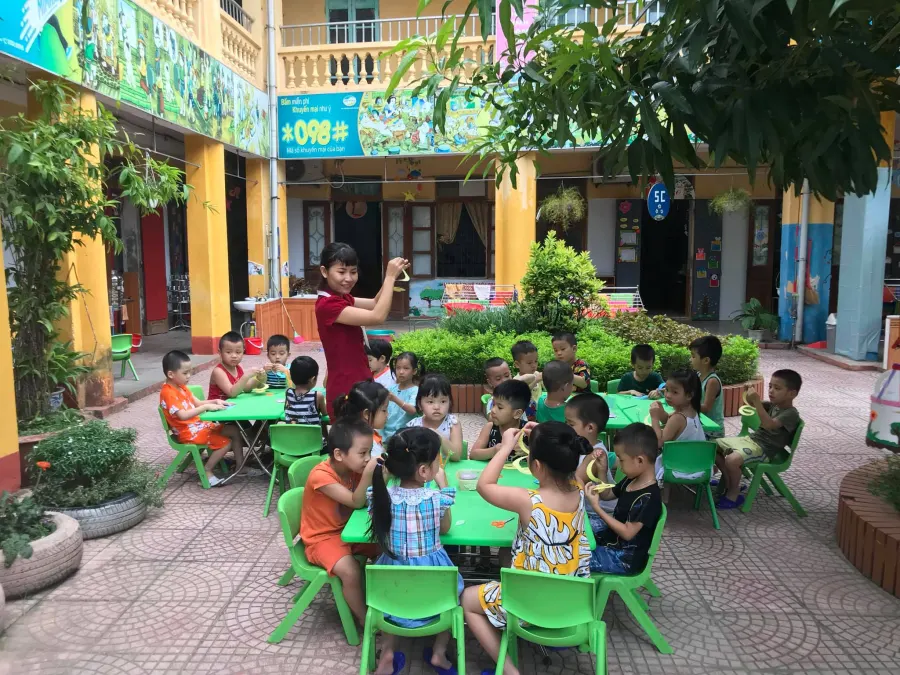 Trường mầm non Hoa Hồng