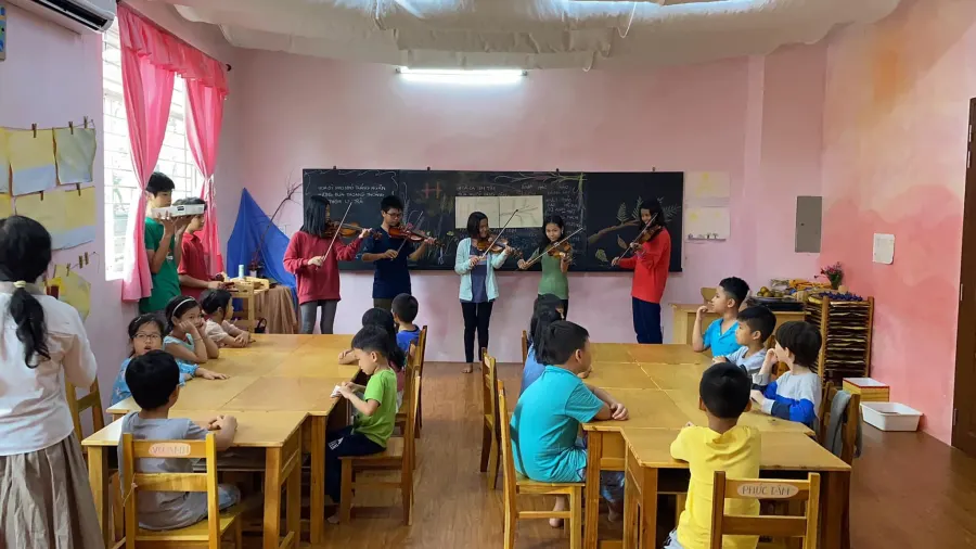 Trường mầm non Đồng Xanh Steiner