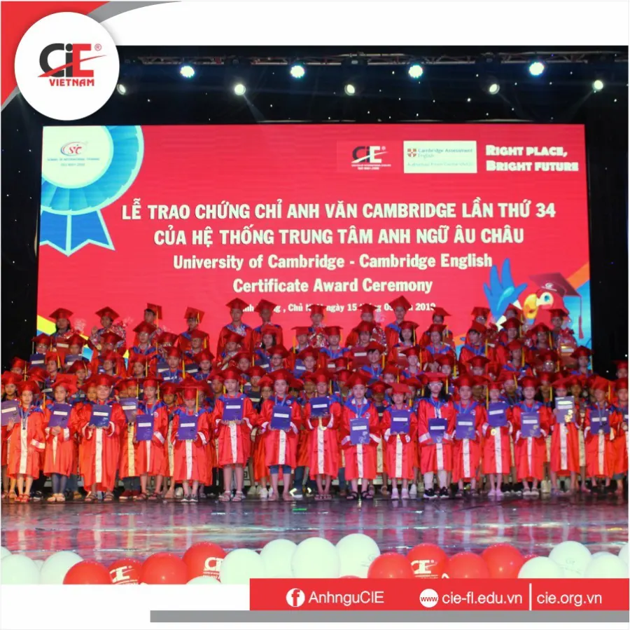 Hệ Thống Trung Tâm Anh Ngữ Âu Châu CIE - CIE Bình Chuẩn