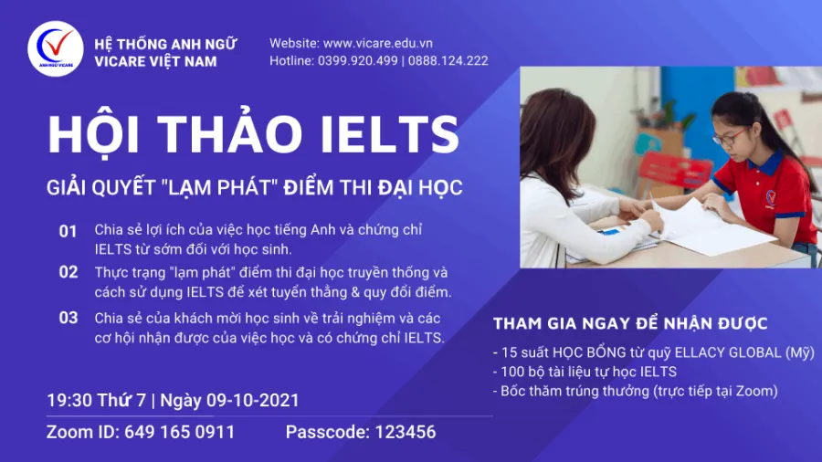 Trung Tâm Anh Ngữ Vicare (Vicare IELTS)