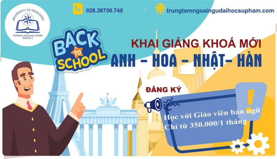 Trung Tâm Ngoại Ngữ Đại Học Sư phạm TP.HCM